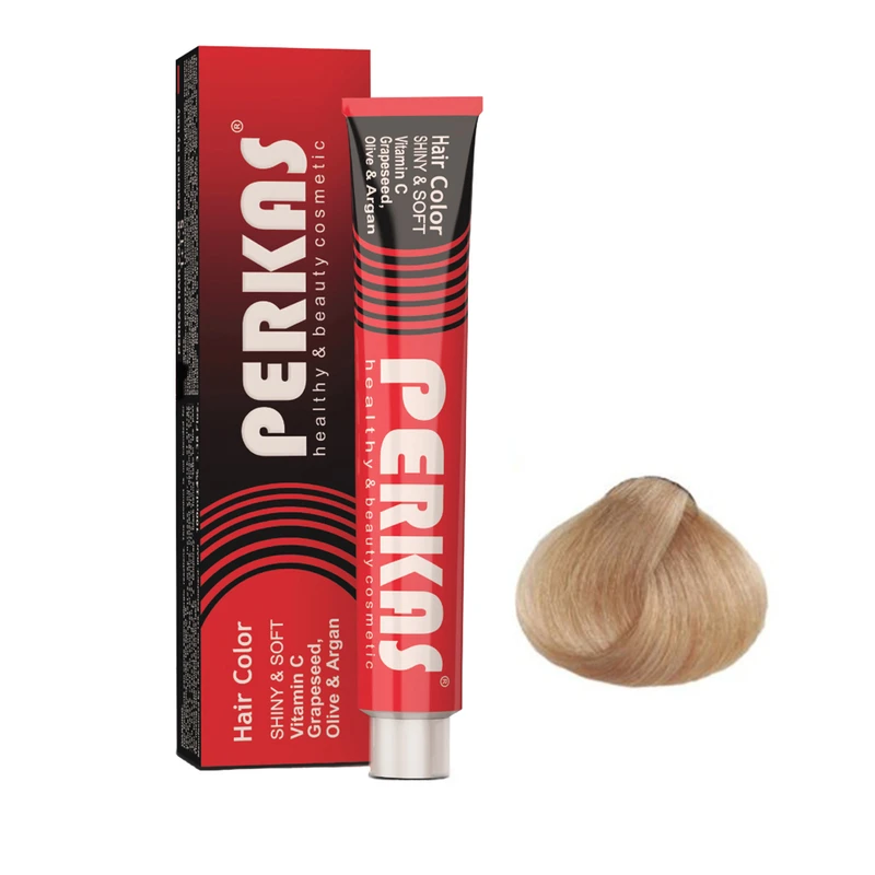 رنگ مو پرکاس شماره 9.058 حجم 100 میلی‌لیتر رنگ بلوند گردویی خیلی روشن