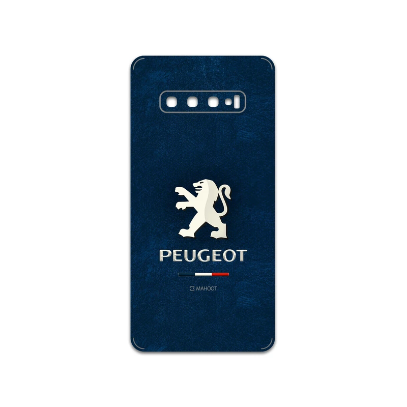 برچسب پوششی ماهوت مدل Peugeot مناسب برای گوشی موبایل سامسونگ Galaxy S10 Plus