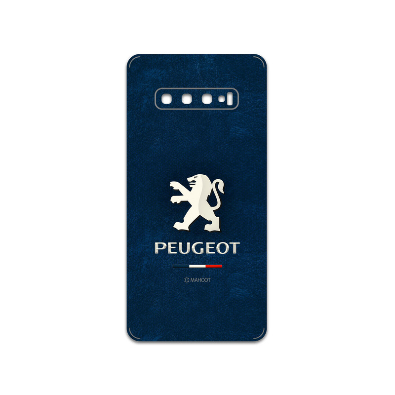 برچسب پوششی ماهوت مدل Peugeot مناسب برای گوشی موبایل سامسونگ Galaxy S10 Plus