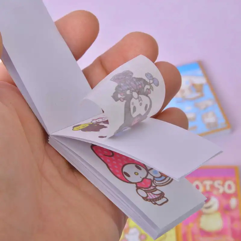 برچسب مدل دفترچه ای طرح کرومی و دوستان بسته 6 عددی