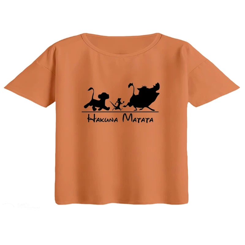 کراپ تی‌شرت آستین کوتاه زنانه مدل شیرشاه کد2