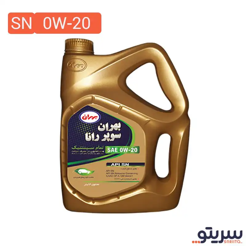 روغن موتور خودرو بهران مدل Rana SAE 20W50 حجم چهار لیتر