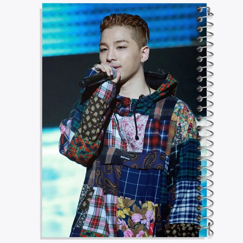 دفتر مشق 50 برگ خندالو مدل ته یانگ گروه بیگ بنگ BIGBANG  کد 12572