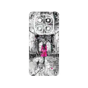 MAHOOT Collage of Catwalk Bridge Cover Sticker for Xiaomi Redmi Note 14 Pro 5G