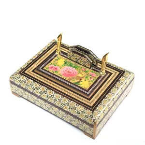 قلمدان رومیزی خاتم کاری کد 108 