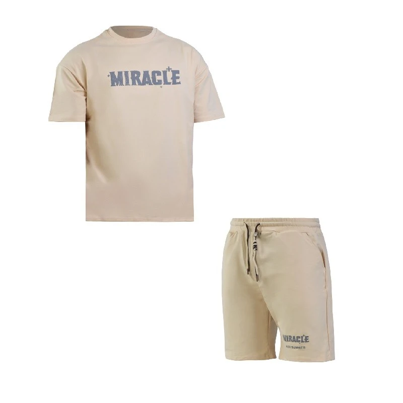 ست تی‌شرت و شلوارک ورزشی مردانه مدل GS-M-240107