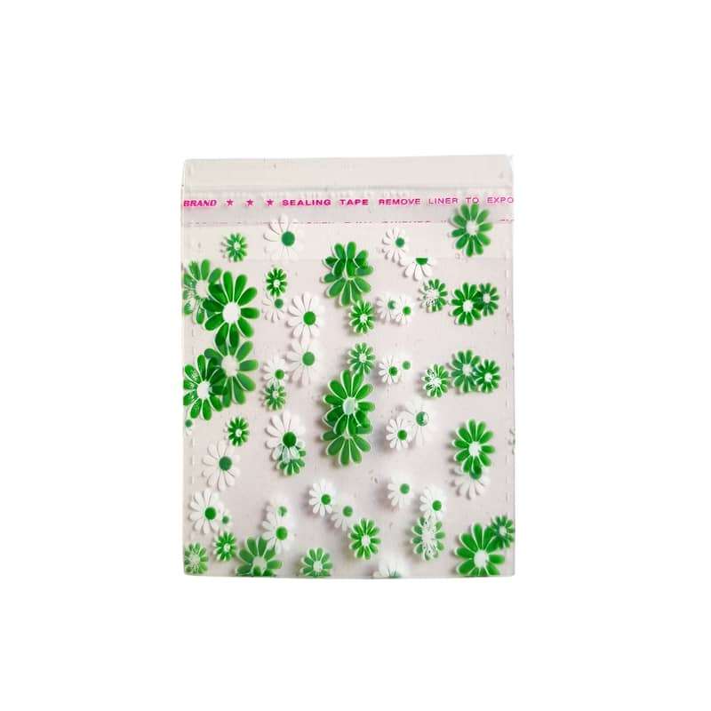 سلفون بسته بندی طرح بابونه 35*25 بسته 30 عددی