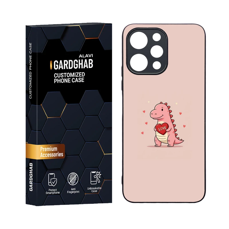 کاور گارد قاب علوی مدل دورژله ای عاشقانه مناسب برای گوشی موبایل شیائومی Poco M6 pro 5G