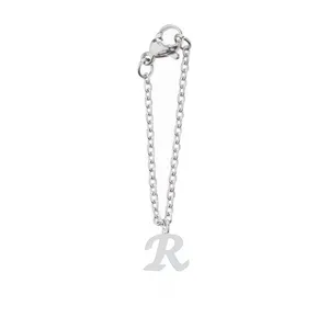 آویز ساعت نقره زنانه هایکا طرح حرف R مدل n.ha-303