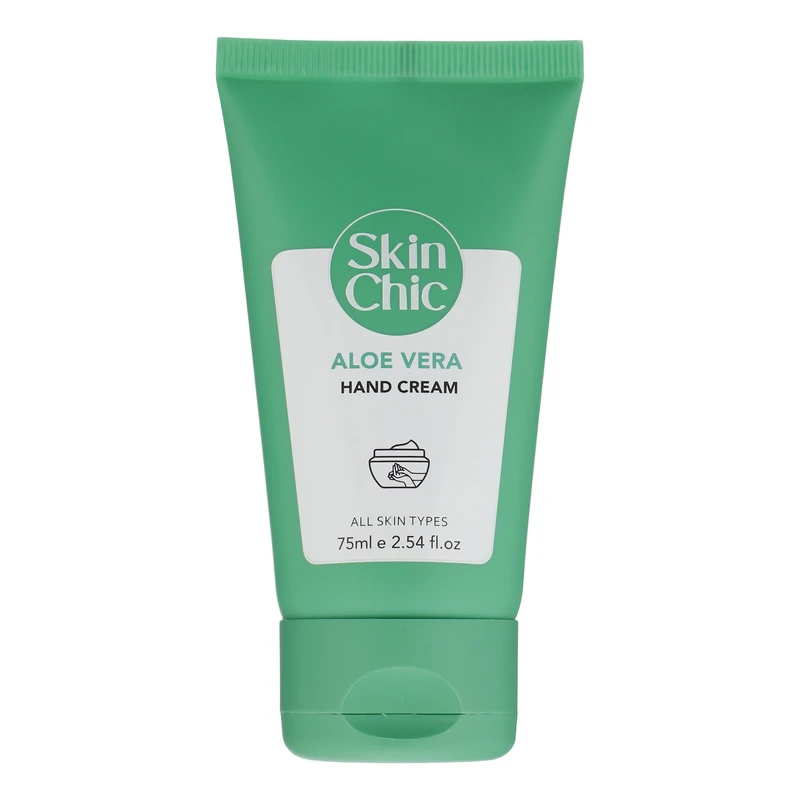 کرم مرطوب کننده دست اسکین شیک مدل Aloe Vera حجم 75 میلی لیتر