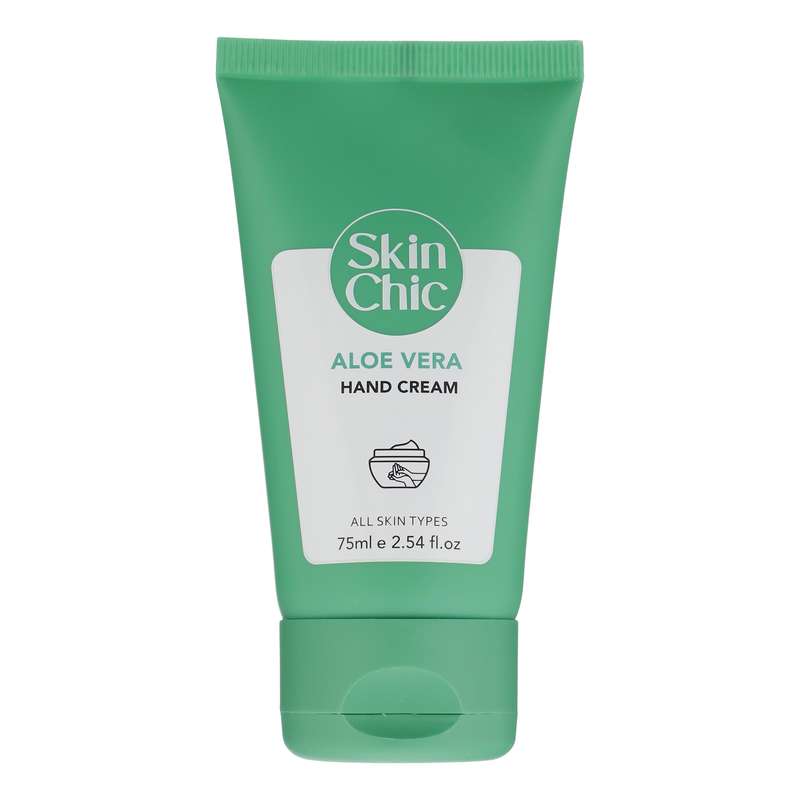 کرم مرطوب کننده دست اسکین شیک مدل Aloe Vera حجم 75 میلی لیتر