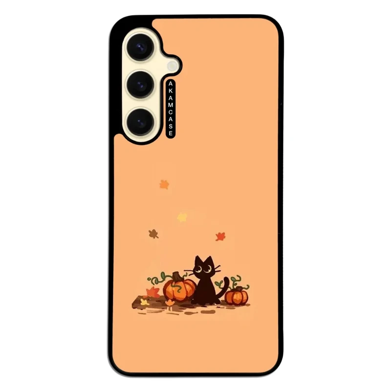 کاور آکام مدل AMC-WSGS24FE-PUMPKIN-1 مناسب برای گوشی موبایل سامسونگ Galaxy S24 FE