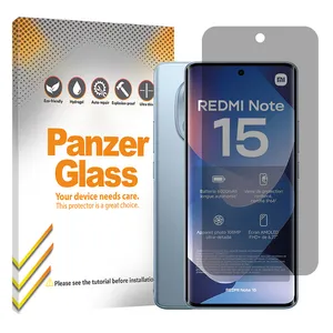 Panzer glass Resistant model privacy screen protector suitable for Xiaomi Redmi Note 15 4G Mobile phone 