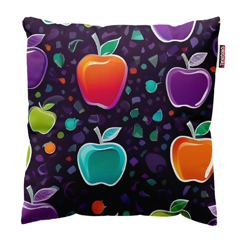  کوسن پاد آفرین طرح سیب کد 3539 سایز 30*30 سانتی متر