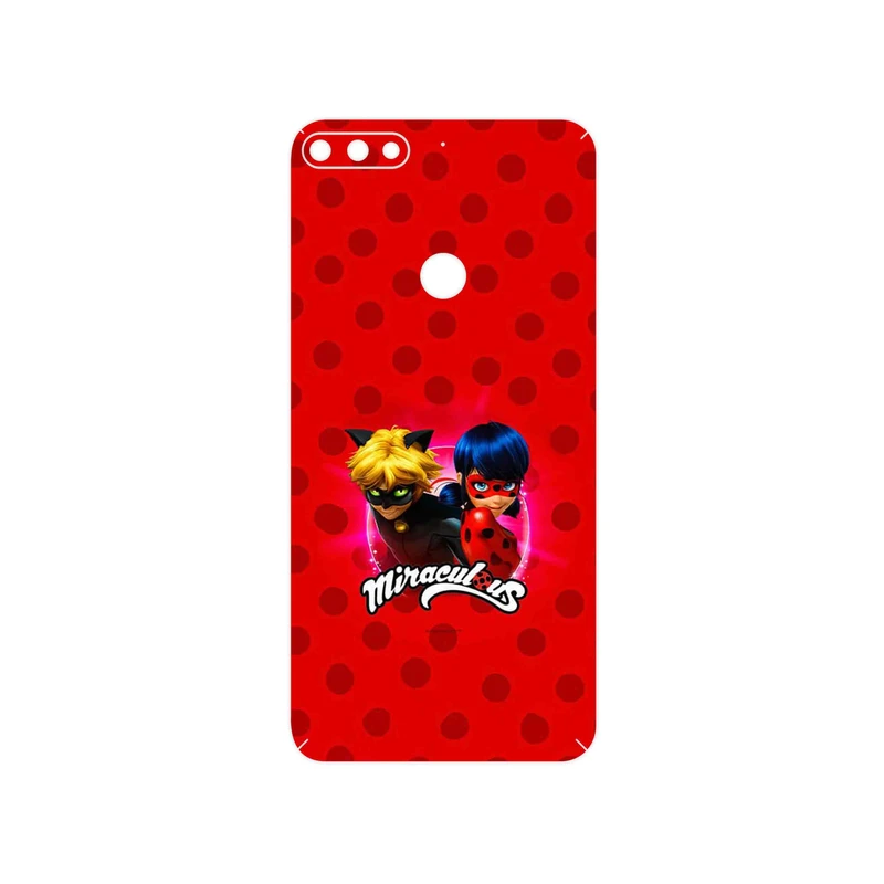 برچسب پوششی ماهوت مدل Ladybug and Cat Noir مناسب برای گوشی موبایل آنر 7C