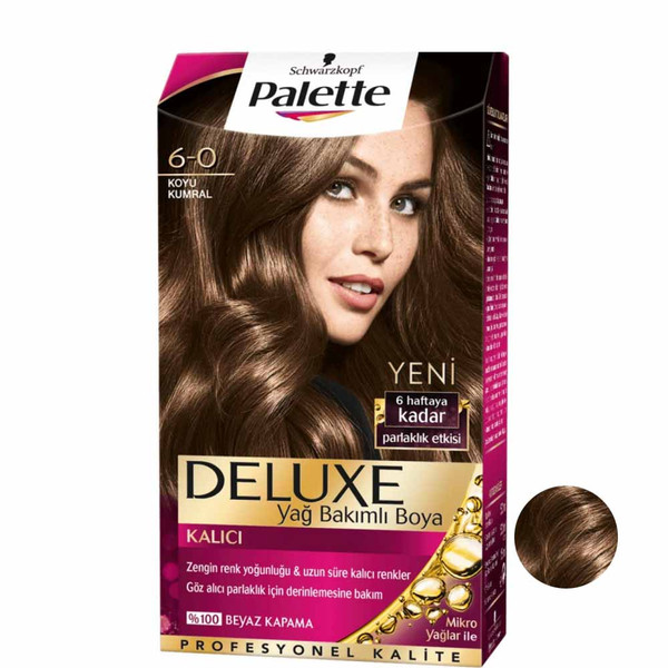 کیت رنگ مو پلت سری DELUXE شماره 0-6 حجم 50 میلی لیتر رنگ قهوه ای شکلاتی
