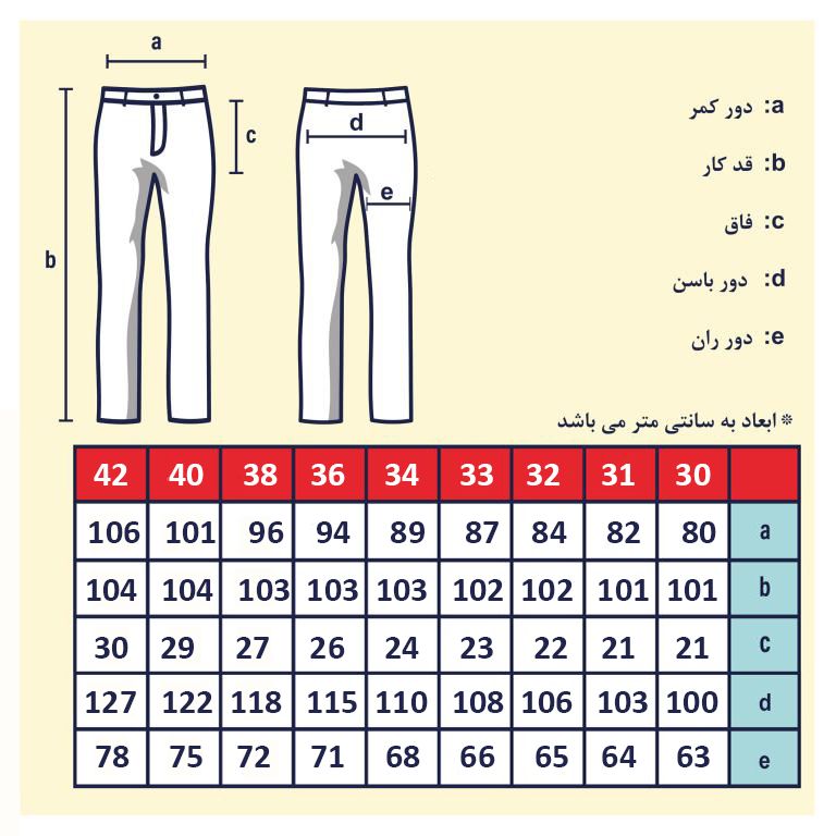 شلوار مردانه پاتن جامه مدل 101221000009419 - - 6
