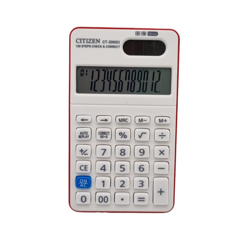 ماشین حساب سیتیزن مدل جیبی کد CT3000