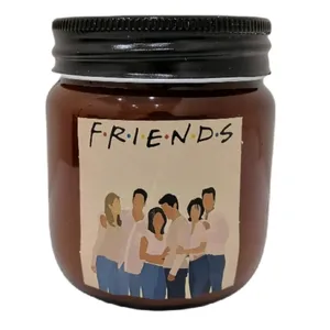 شمع دست ساز طرح فرندز friends