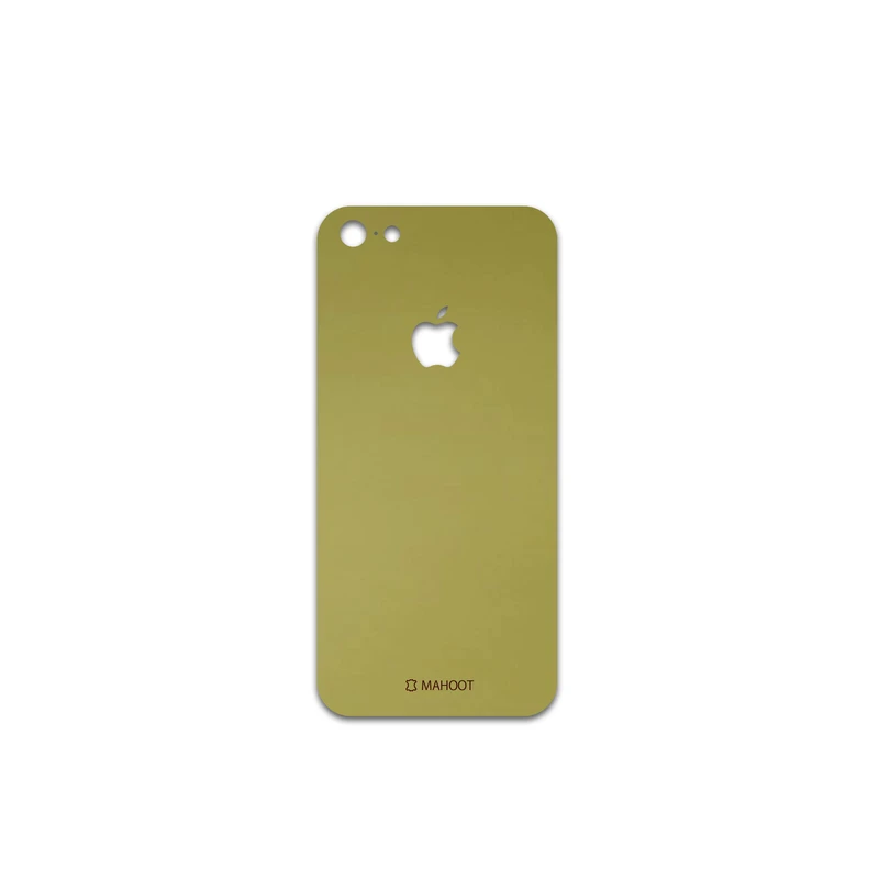 برچسب پوششی ماهوت مدل Matte-Gold مناسب برای گوشی موبایل اپل iPhone 5