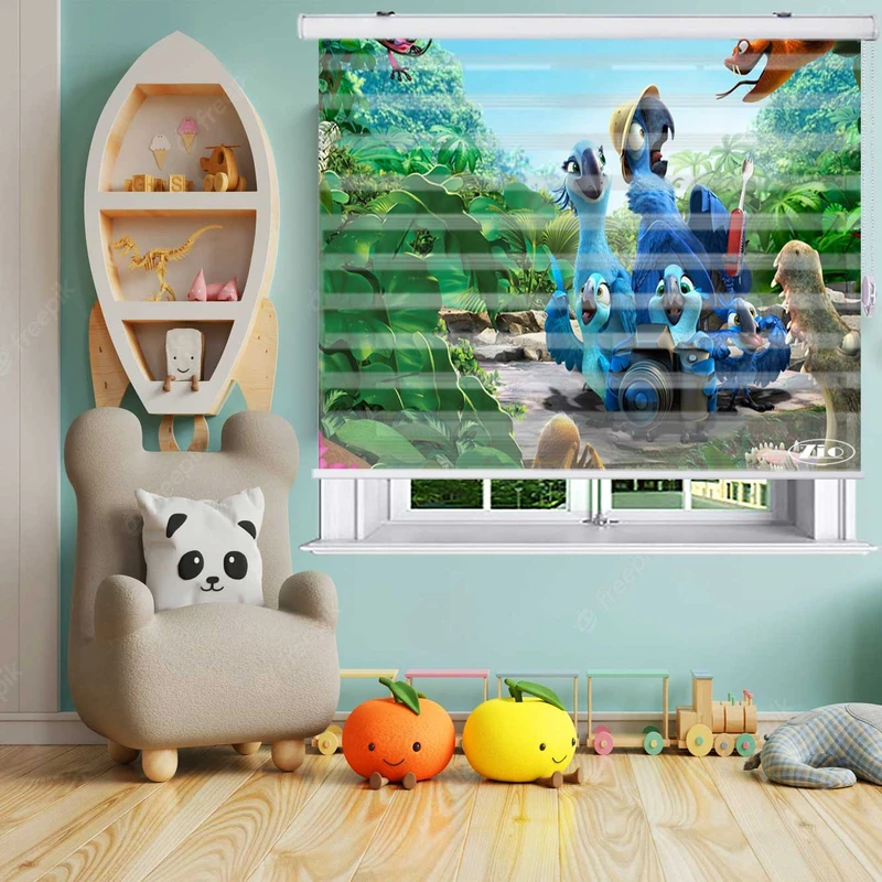  پرده زبرا زیو مدل K3132 سایز 150x200 سانتی متر