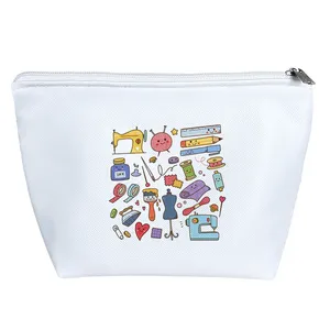 کیف لوازم آرایش دخترانه خندالو مدل خیاطی کد 10229