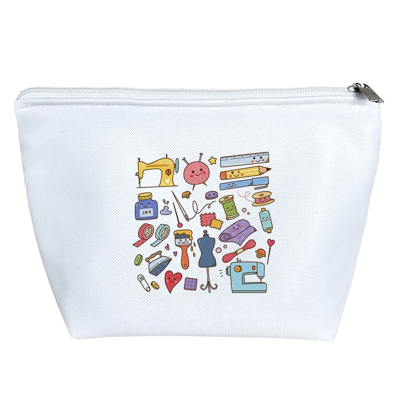 کیف لوازم آرایش دخترانه خندالو مدل خیاطی کد 10229