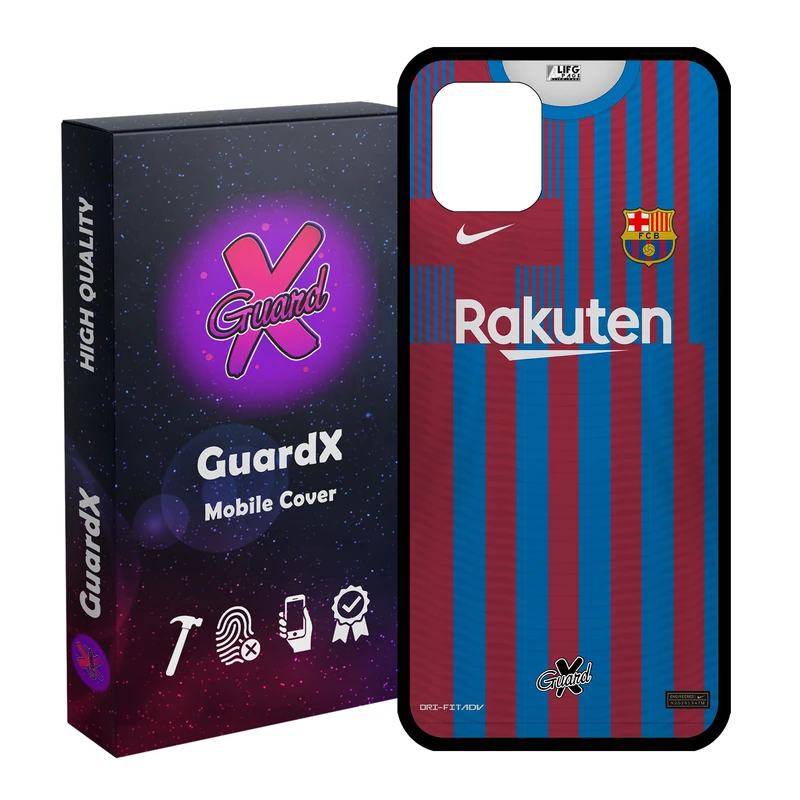 کاور گارد ایکس طرح بارسلونا مدل Glass50359 مناسب برای گوشی موبایل سامسونگ Galaxy Note 10 Lite / A81