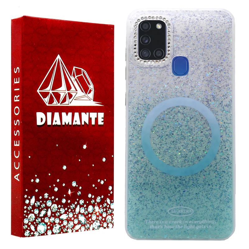 کاور دیامانته مدل Rainbow Rd مناسب برای گوشی موبایل سامسونگ Galaxy A21s