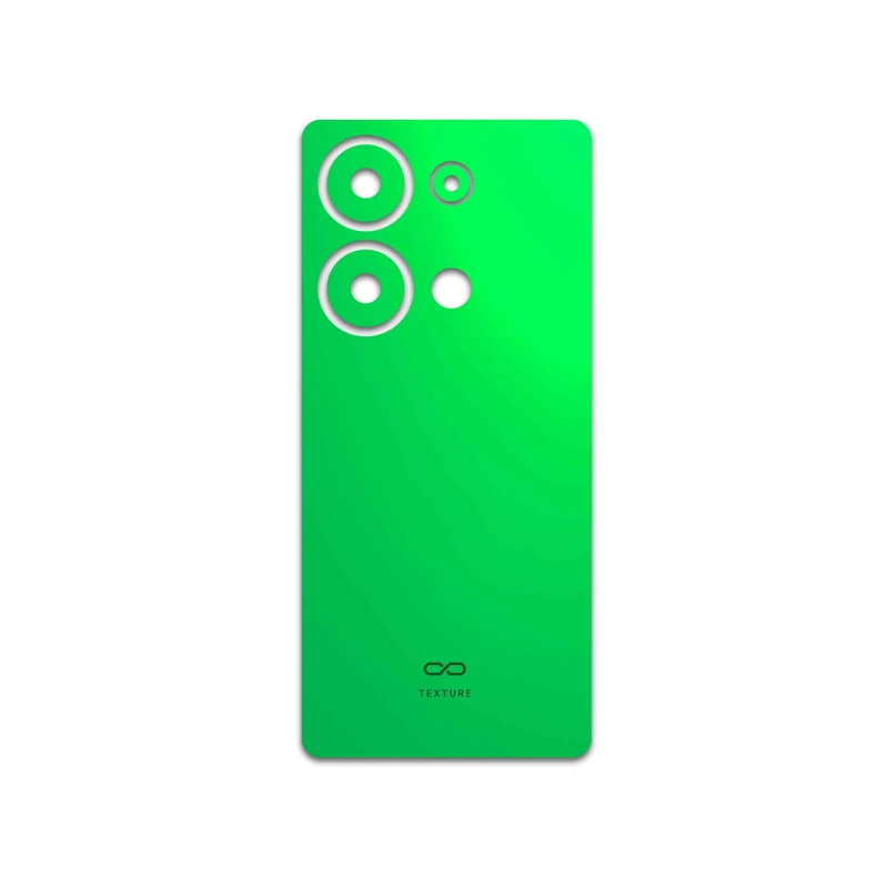 برچسب پوششی ماهوت مدل Matte-Green مناسب برای گوشی موبایل شیائومی Poco M6 Pro 4G