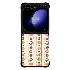 AKAM AMC-WSGZFLIP5-FLOWERS-30 Cover For Samsung Galaxy Z Flip 5