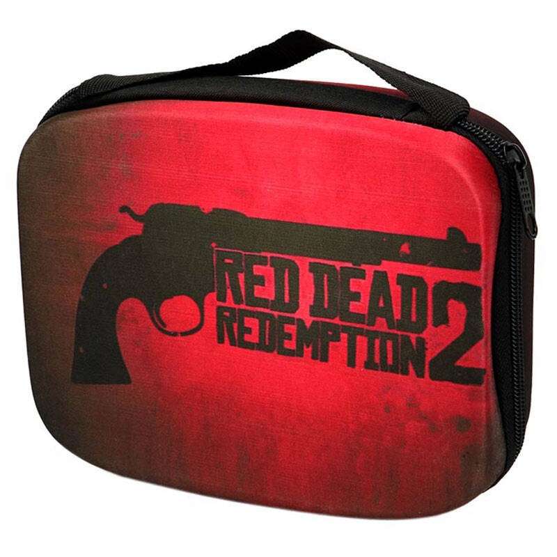 کیف حمل دسته بازی کنسول مدل دوبل طرح  RED DEAD REDEMPTION CODE 2 كد 007