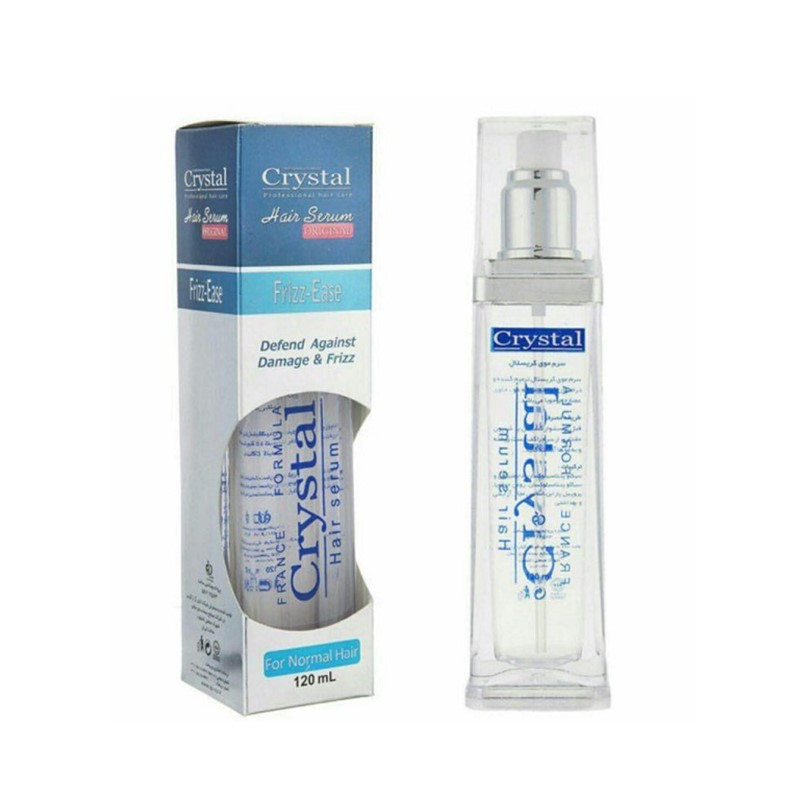 سرم مو کریستال مدل ترمیم کننده و براق کننده حجم 120 میلی لیتر مجحموعه 6 عددی