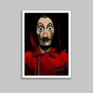 تابلو مدل سریال خانه کاغذی Money Heist کد LA-G10636