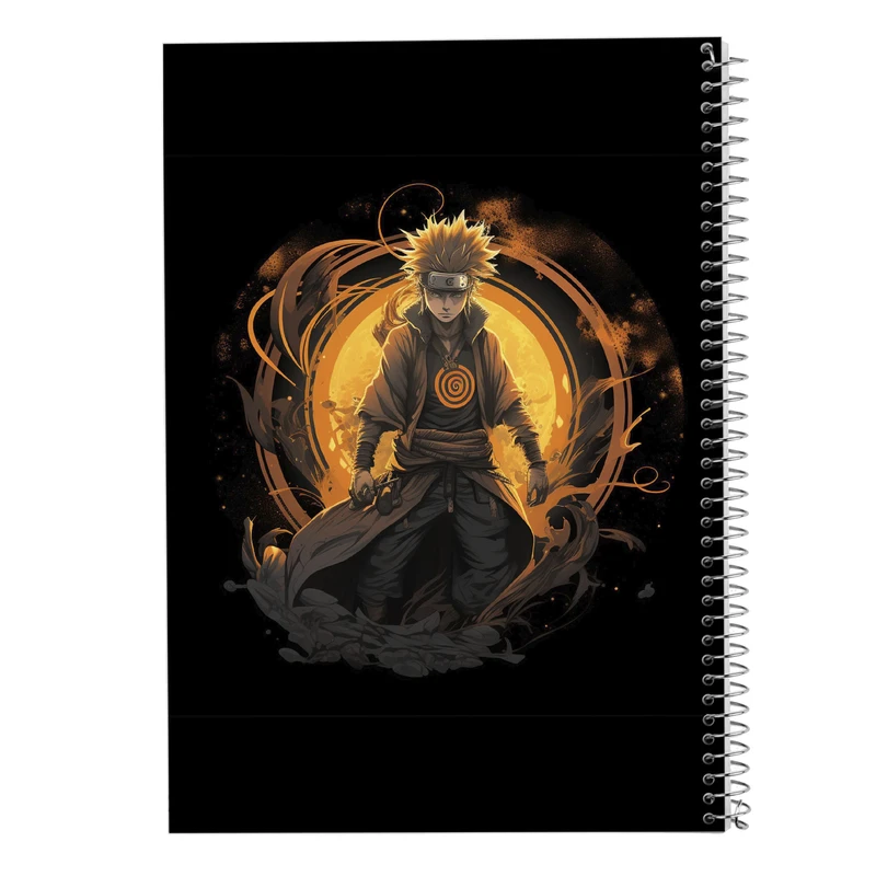 دفتر شطرنجی 50 برگ مدوپد مدل Naroto کد DF11286