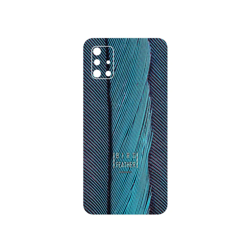 برچسب پوششی ماهوت مدل Turquoise feathers مناسب برای گوشی موبایل سامسونگ Galaxy A51
