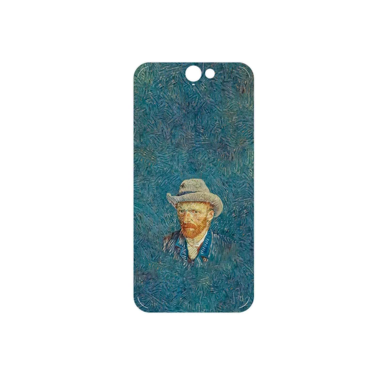 برچسب پوششی ماهوت مدل Self portrait with a gray felt hat مناسب برای گوشی موبایل اچ تی سی One A9