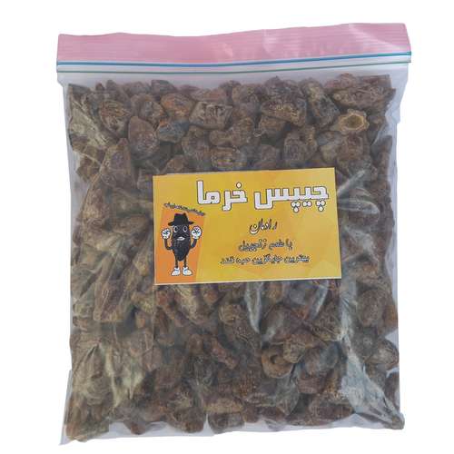 چیپس خرما با طعم زنجبیل رادمان - 500 گرم