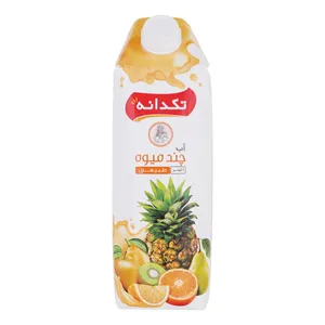 آب چند میوه تکدانه - 1 لیتر