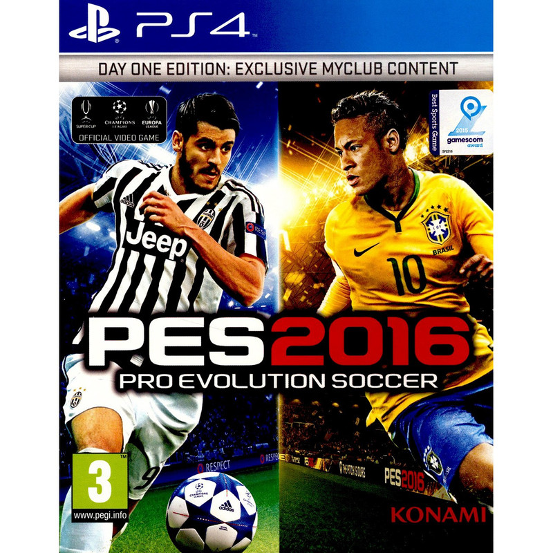 بازی PES 2016 نسخه ی Day One Edition مخصوص PS4