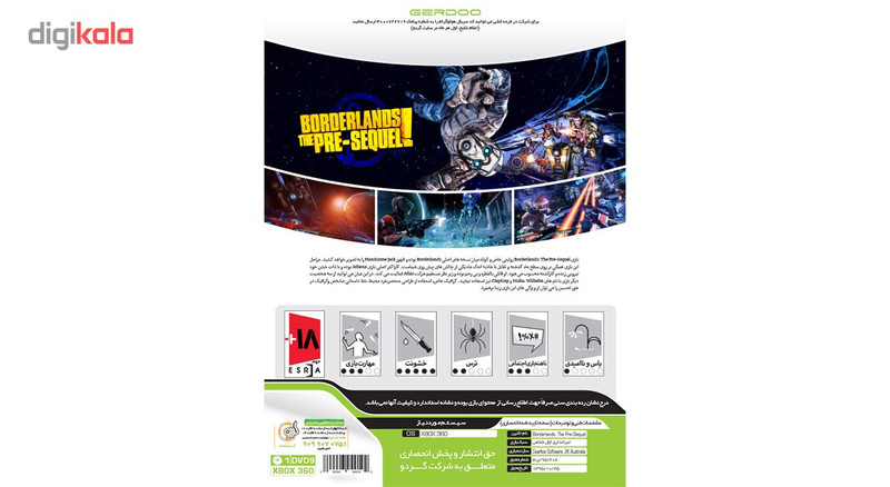 بازی Borderlands The Pre Sequel مخصوص Xbox 360