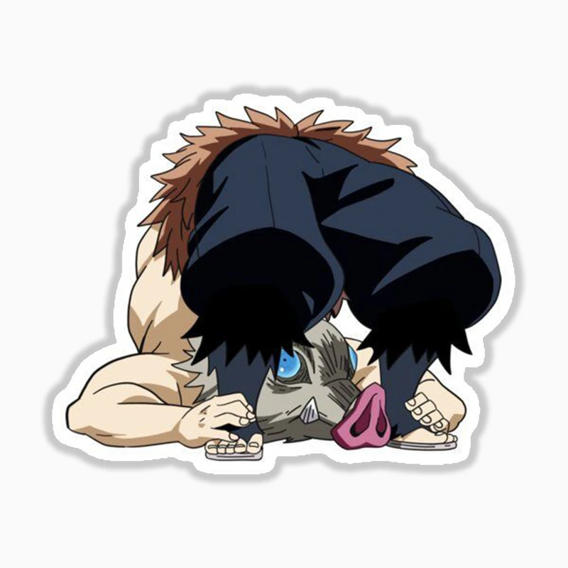 استیکر لپ تاپ و موبایل بووم طرح انیمه شیطان کش مدل اینوسکه کد mm35