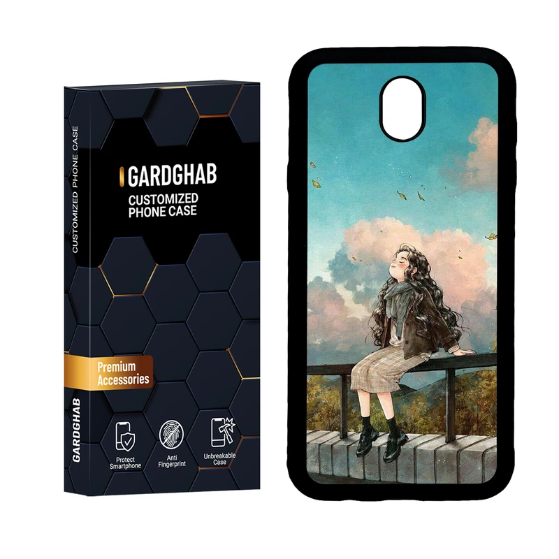 کاور گارد قاب مدل دور ژله ای دخترانه مناسب برای گوشی موبایل سامسونگ Galaxy J7 Pro