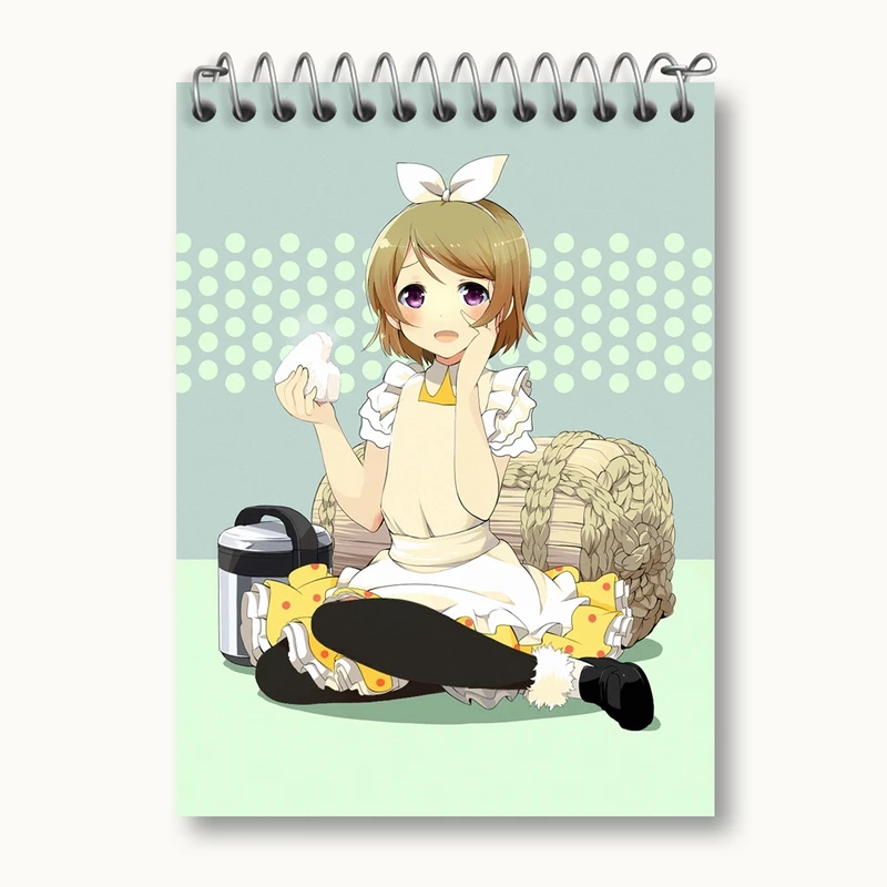 دفتر یادداشت 50 برگ خندالو مدل هانایو کویزومی انیمه لاو لایو Love Live کد 18286