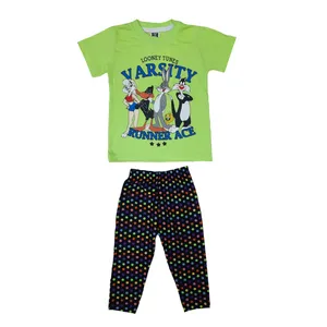 ست تی شرت و شلوارک دخترانه مدل 08 کد Z040