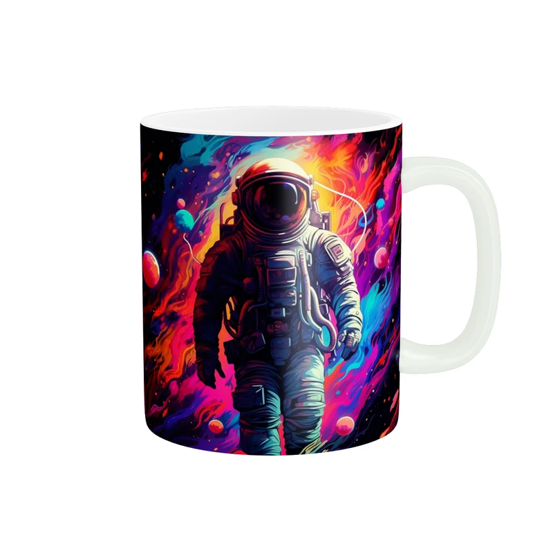 ماگ پاد آفرین طرح فضانورد در کره ماه کد 717