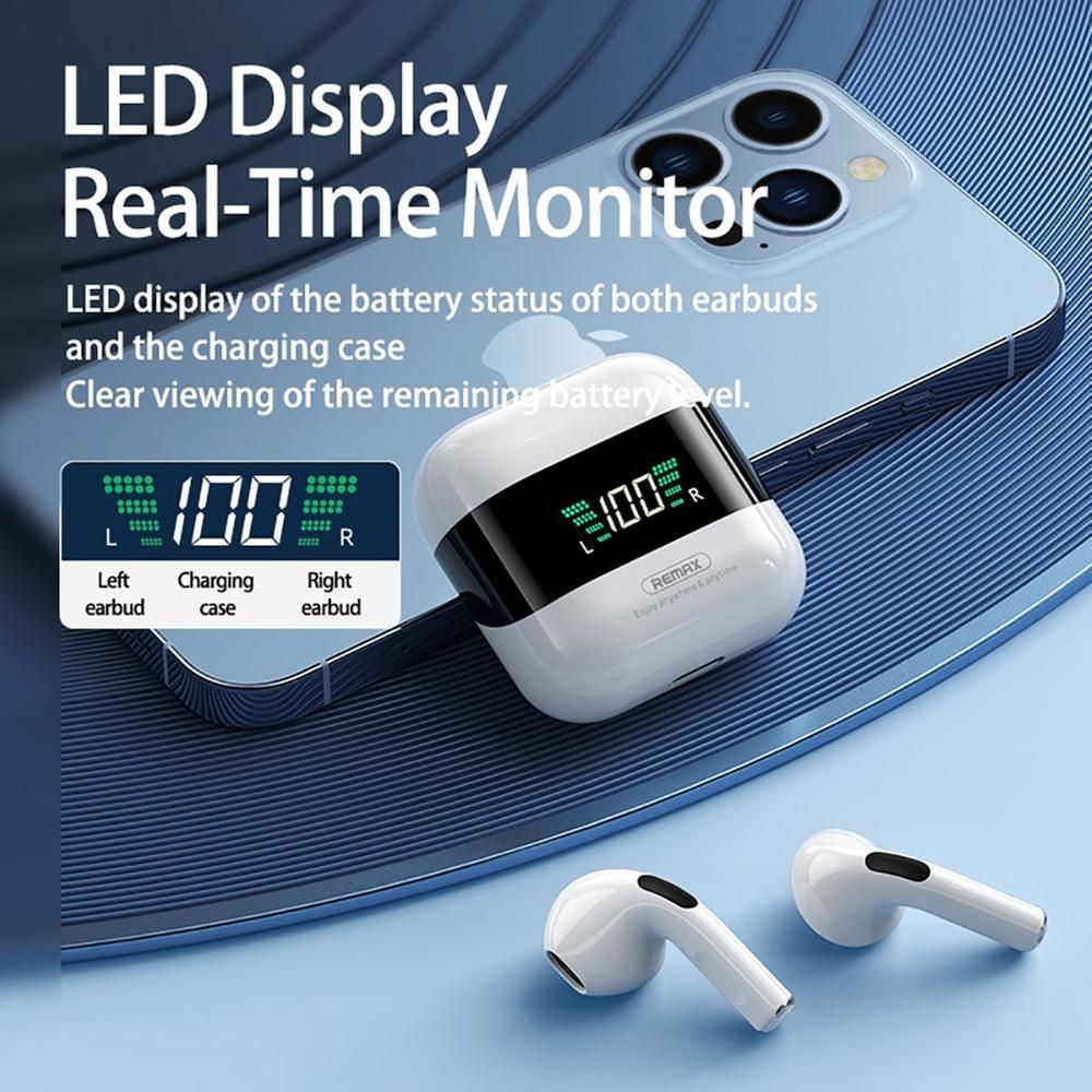 هدفون بلوتوثی ریمکس مدل TWS-10 PLUS -  - 4
