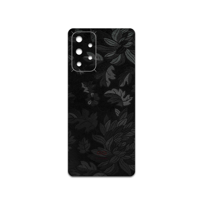 برچسب پوششی ماهوت مدل Black-Wildflower مناسب برای گوشی موبایل سامسونگ Galaxy A73 5G