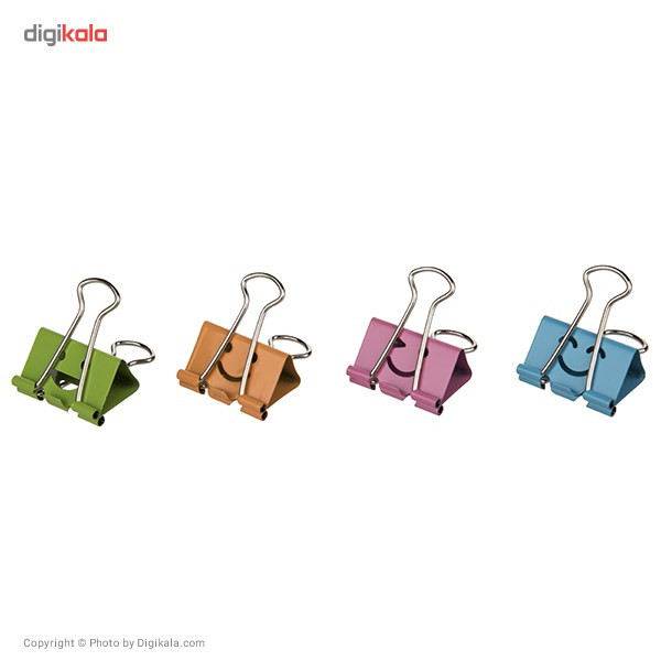 گیره کاغذ دلی سایز 32 میلی متر - بسته 12 عددی