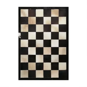 کلاژ فرش پوست و چرم کمالی مدل AD-00366